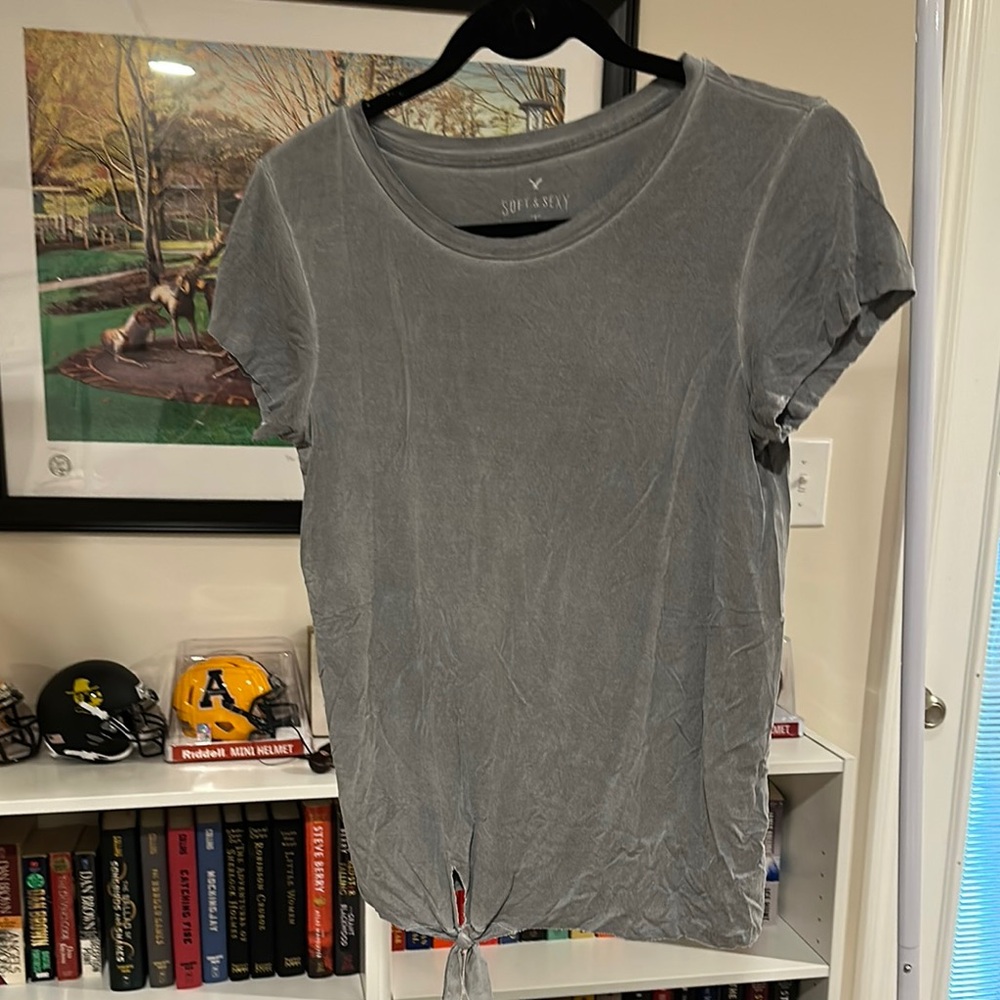 Gray Women's Top